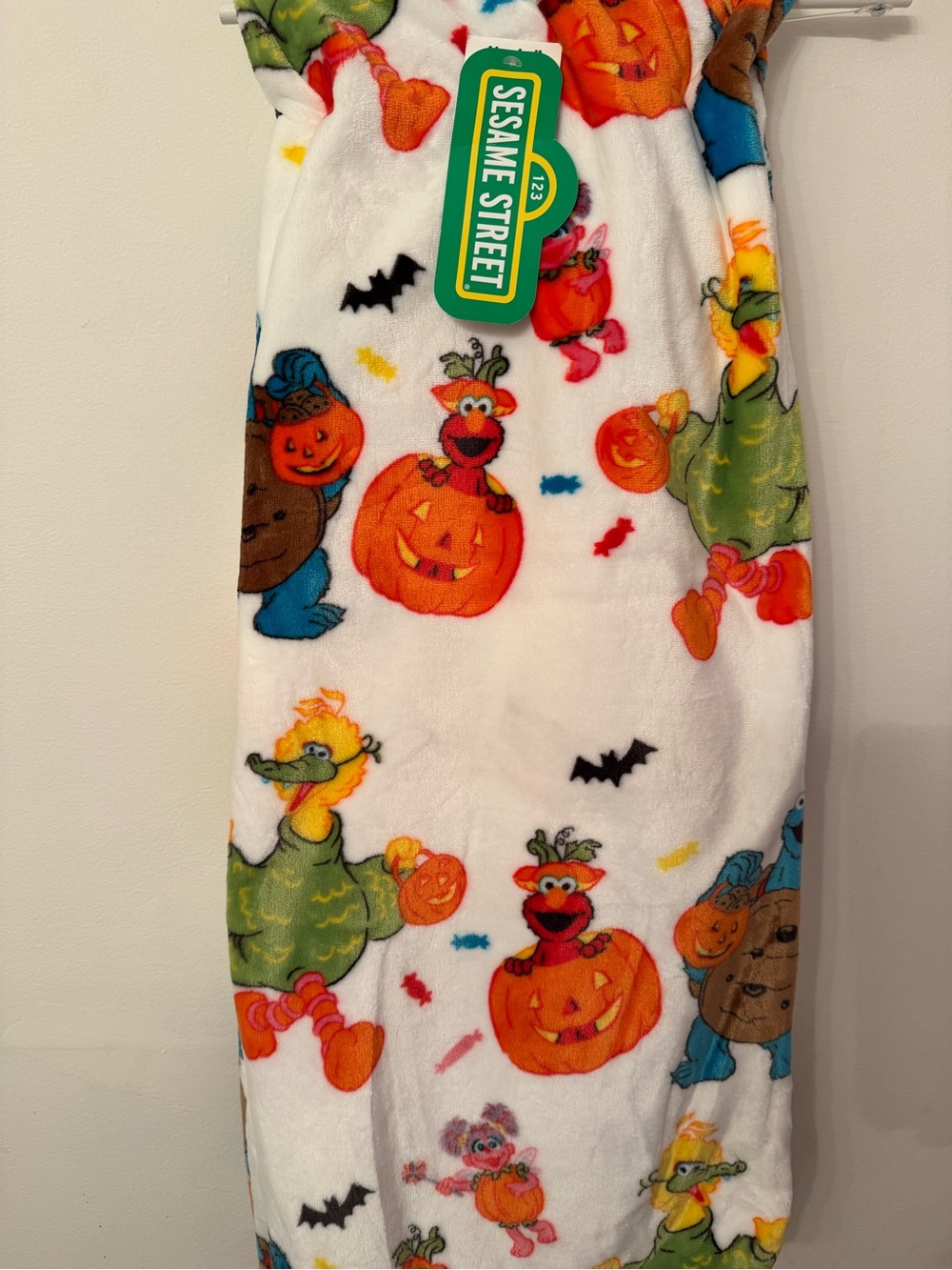 Sesame Street Halloween Throw Blanket
